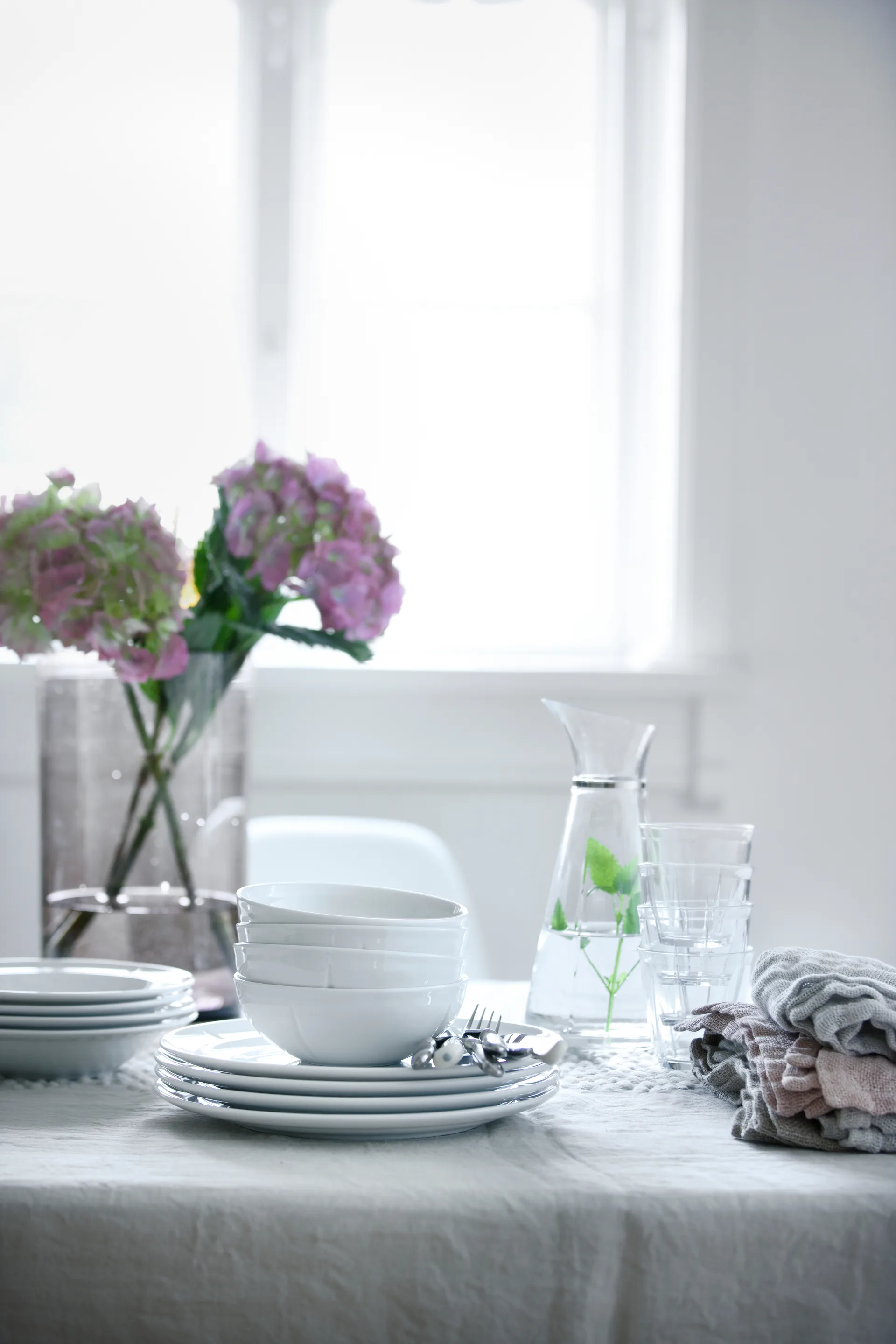 Grand Cru Soft dinnerware set white 16 piece, White Rosendahl