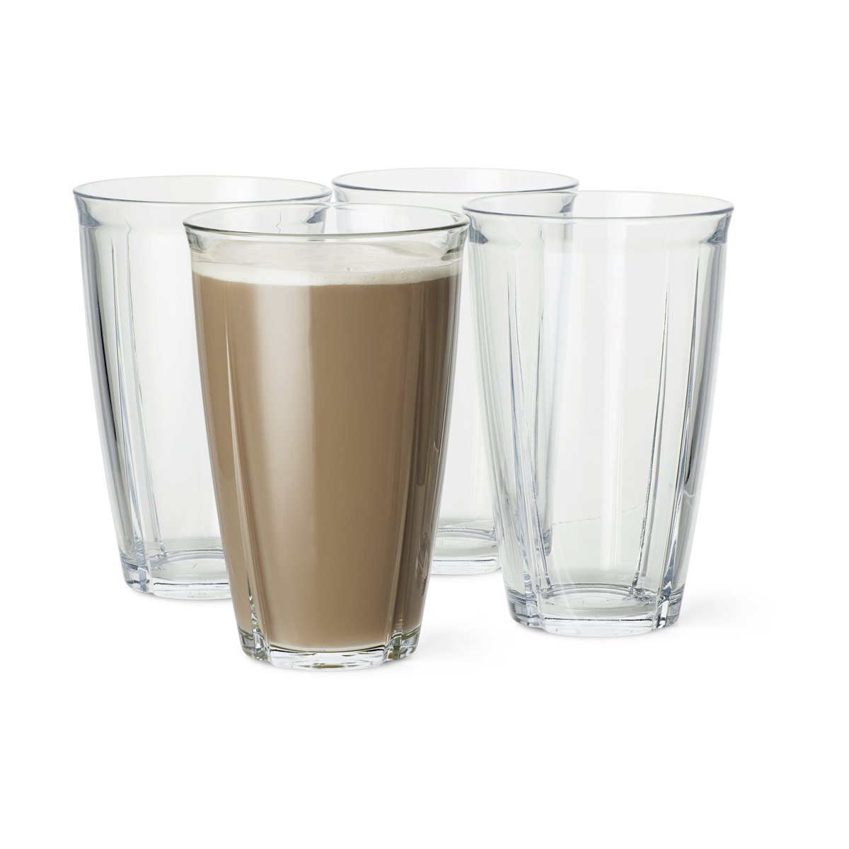 Rosendahl Grand Cru Soft latte glass 4-pack 48 cl | Scandinavian Design | Coffee cups | Transparent