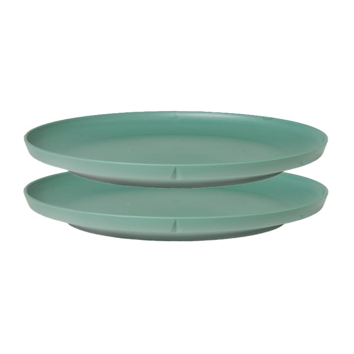 Grand Cru Take melamine plate Ø26 cm 2-pack - Mid green - Rosendahl