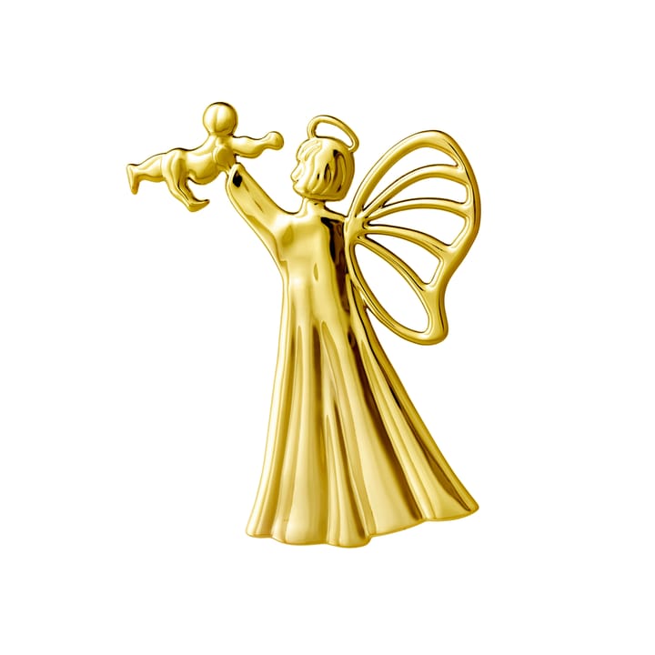 Karen Blixen Angel & Child Christmas ornament, gold Rosendahl