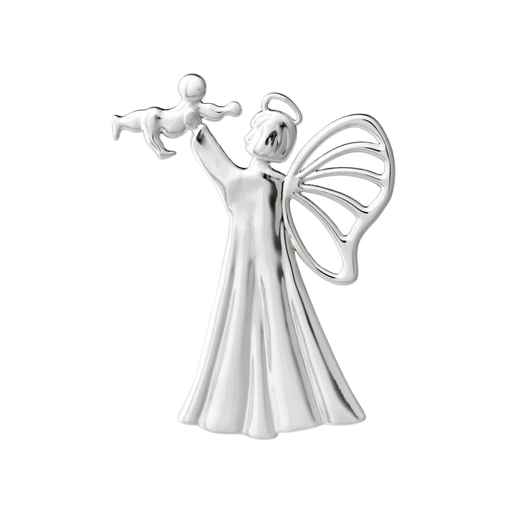 Karen Blixen Angel & Child Christmas ornament - silver - Rosendahl
