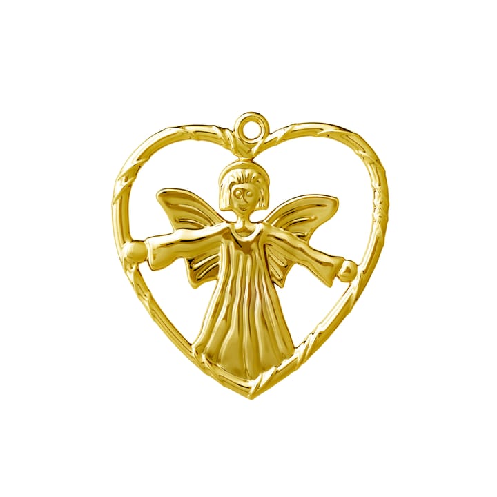 Karen Blixen Angel in Heart Christmas ornament - gold - Rosendahl