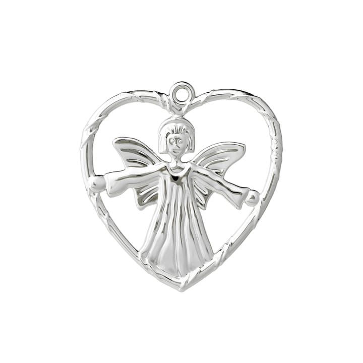 Karen Blixen Angel in Heart Christmas ornament - silver - Rosendahl