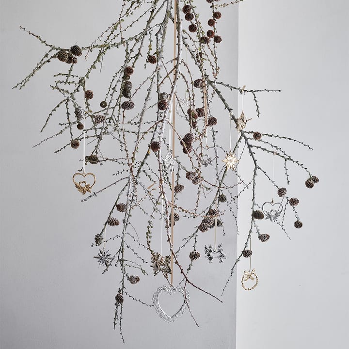 Karen Blixen angel on gungbräda hanging Christmas decoration - Gilded - Rosendahl
