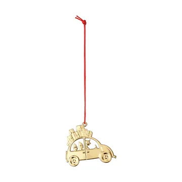 Karen Blixen Christmas car ornament 6.5 cm - Gilded - Rosendahl