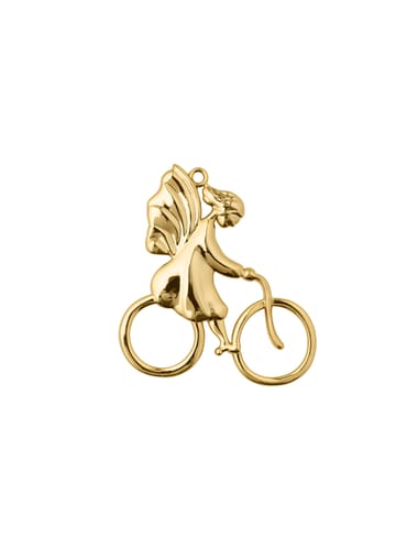 Karen Blixen Christmas decoration Angel on bicycle - Gold - Rosendahl