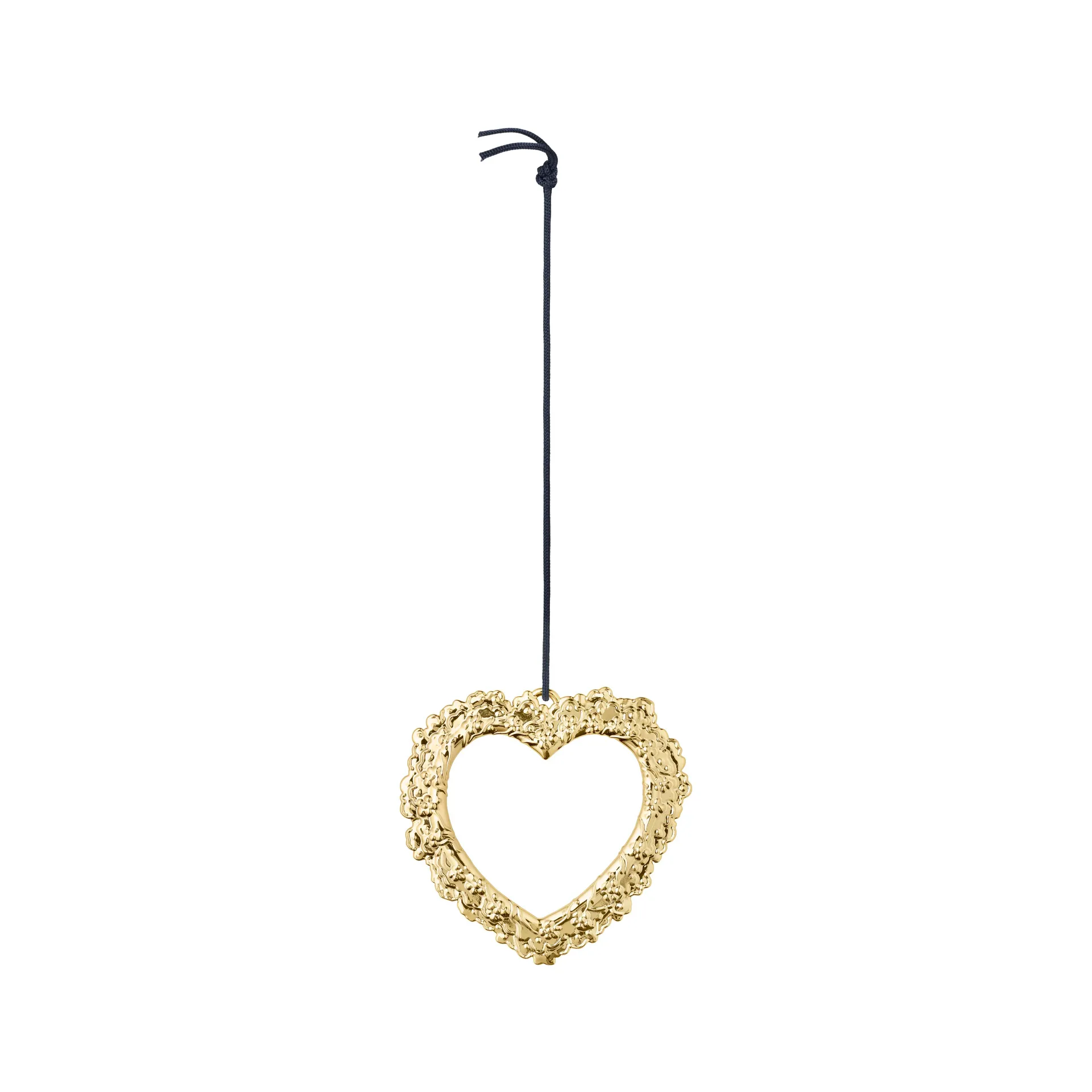 Karen Blixen Christmas decoration Flower heart, Gold Rosendahl