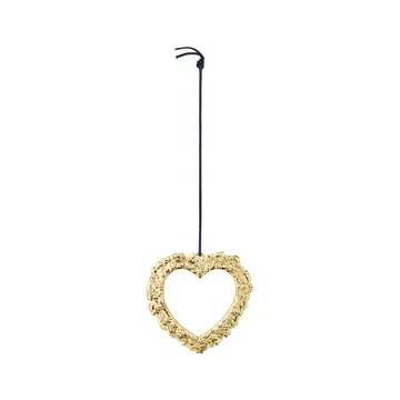 Karen Blixen Christmas decoration Flower heart - Gold - Rosendahl