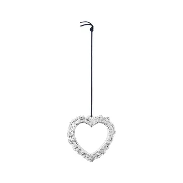 Karen Blixen Christmas decoration Flower heart - Silver - Rosendahl