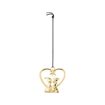 Karen Blixen Christmas decoration Heart with child - Gold - Rosendahl