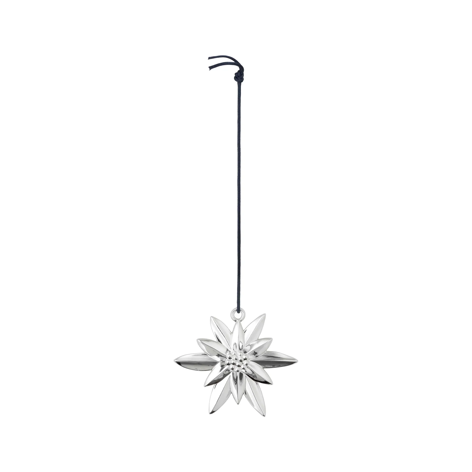 Karen Blixen Christmas decoration Winter flower, Silver Rosendahl