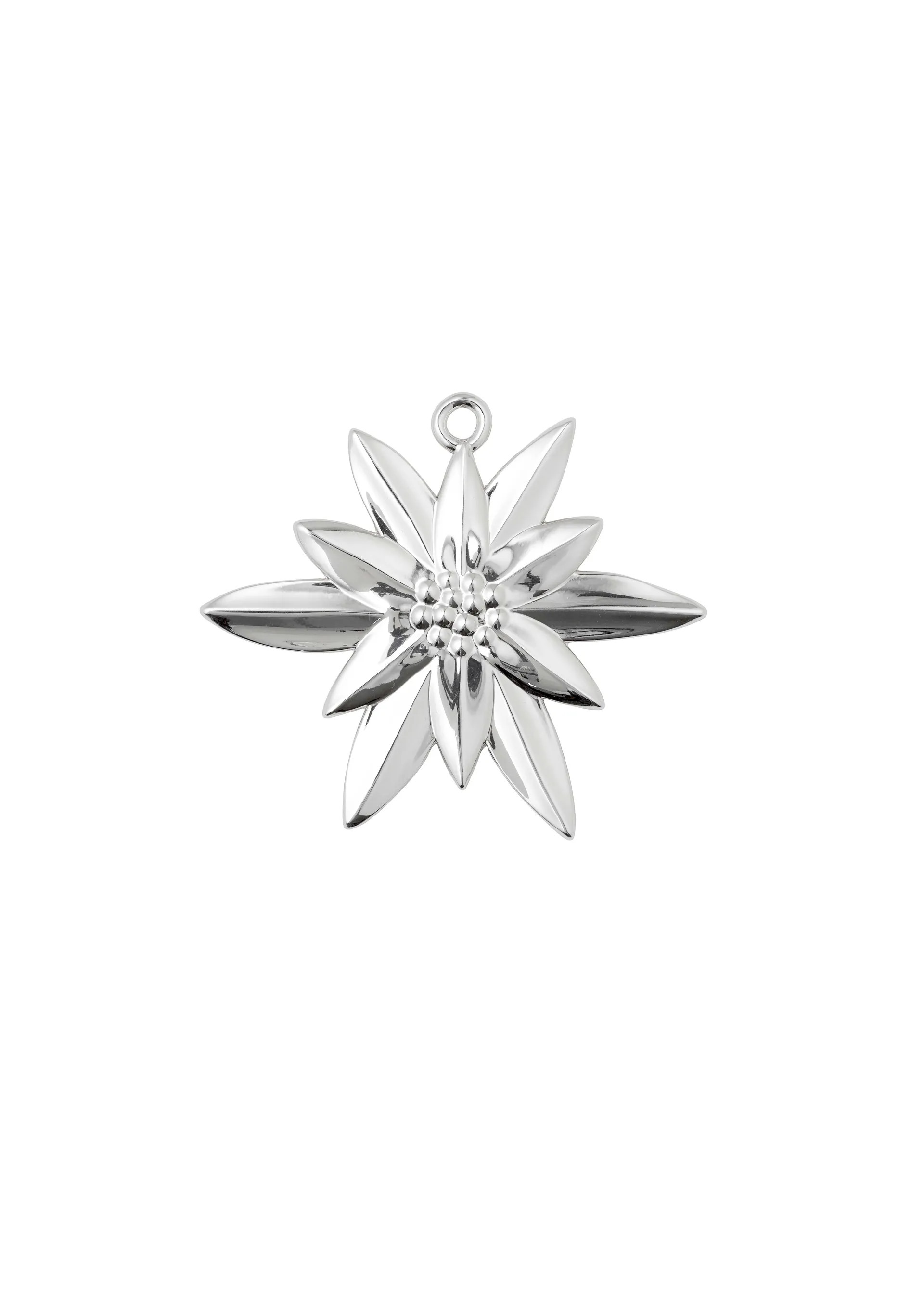 Karen Blixen Christmas decoration Winter flower, Silver Rosendahl