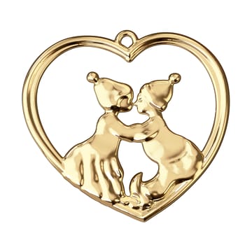 Karen Blixen kissing gnomes 6.5 cm - Gilded - Rosendahl