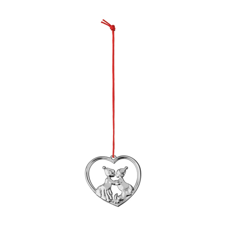 Karen Blixen kissing gnomes 6.5 cm - Silver-plated - Rosendahl