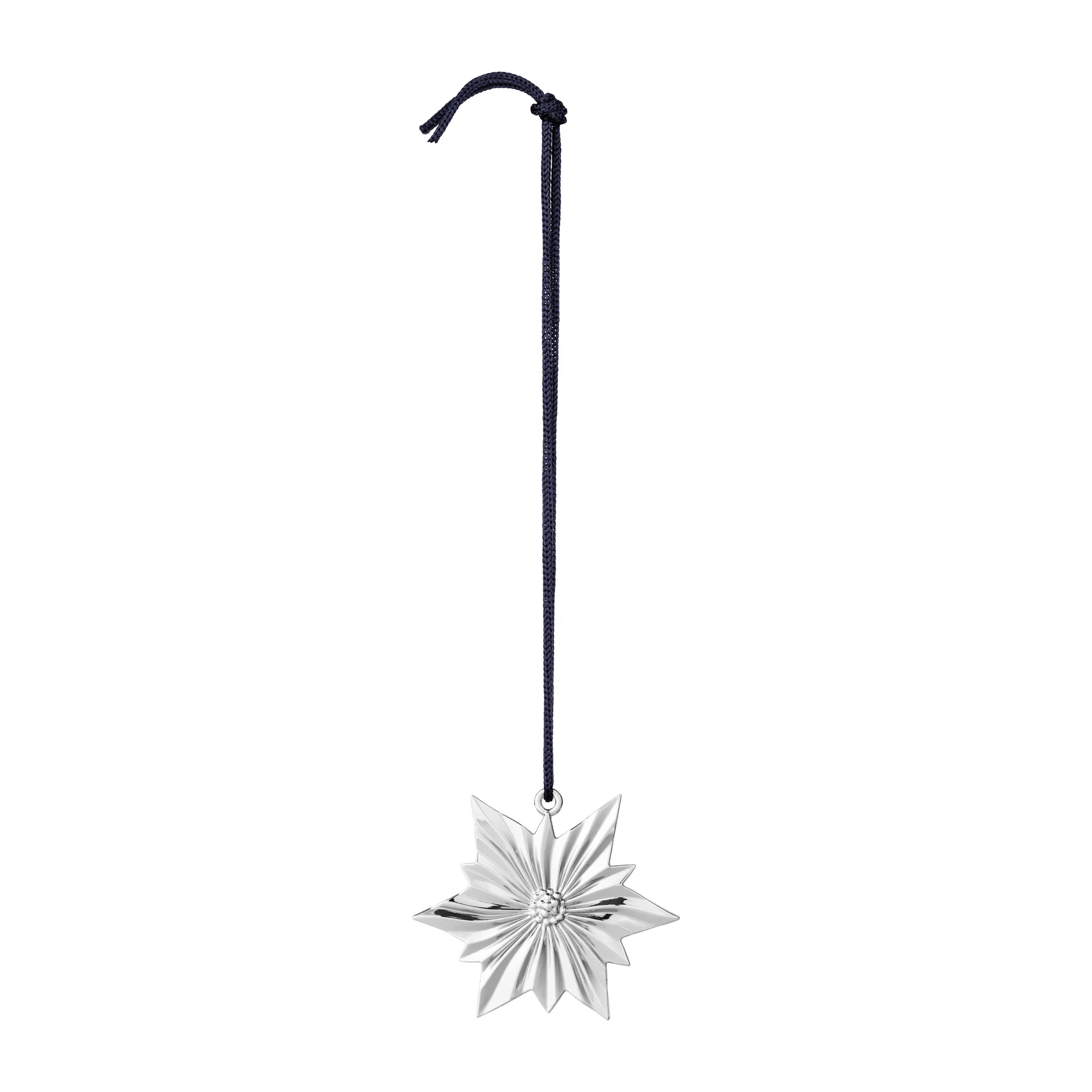 Karen Blixen north star hanging Christmas decoration 6.5 cm, Silver plated Rosendahl