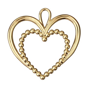 Karen Blixen pearl heart Christmas ornament 6.5 cm - Gilded - Rosendahl