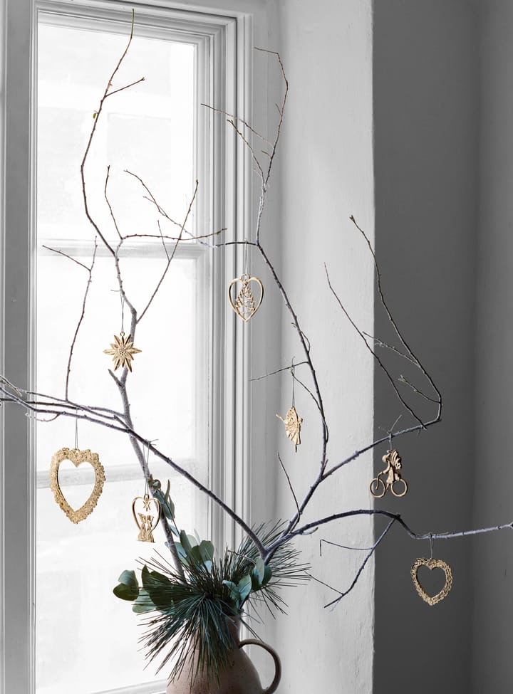 Karen Blixen window decoration Flower heart - Gold - Rosendahl