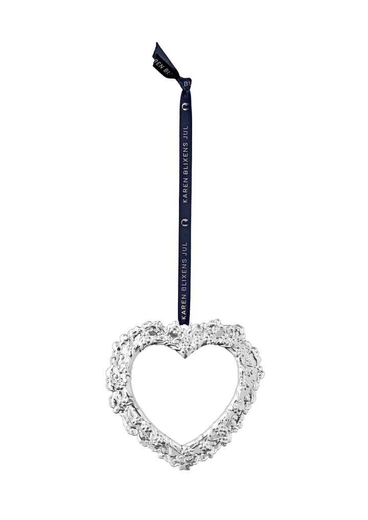 Karen Blixen window decoration Flower heart, Silver Rosendahl