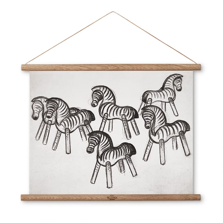 Kay Bojesen sketch 40x30 cm - zebra - Rosendahl