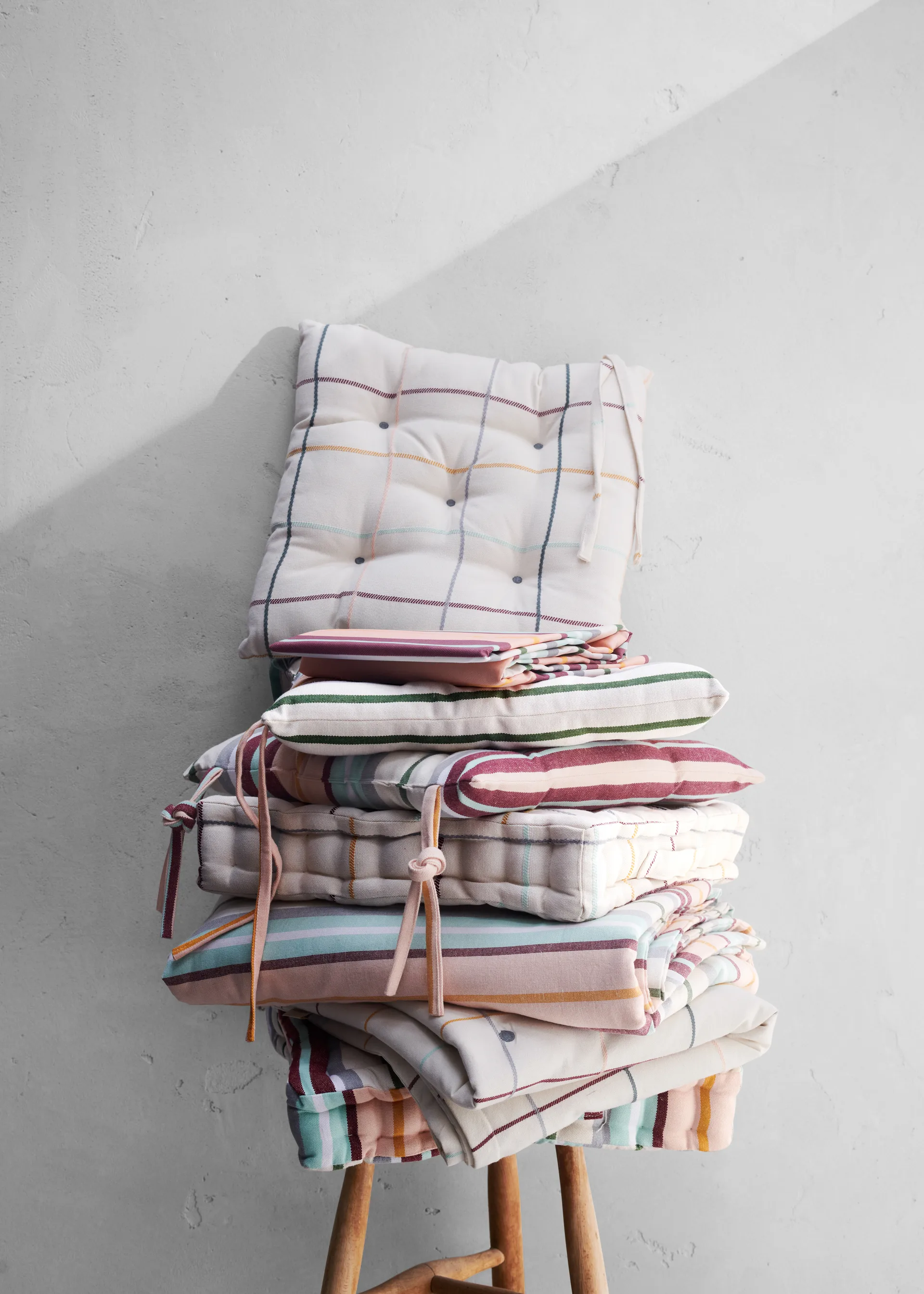 Outdoor Check quilted throw 130x180, Multi Rosendahl