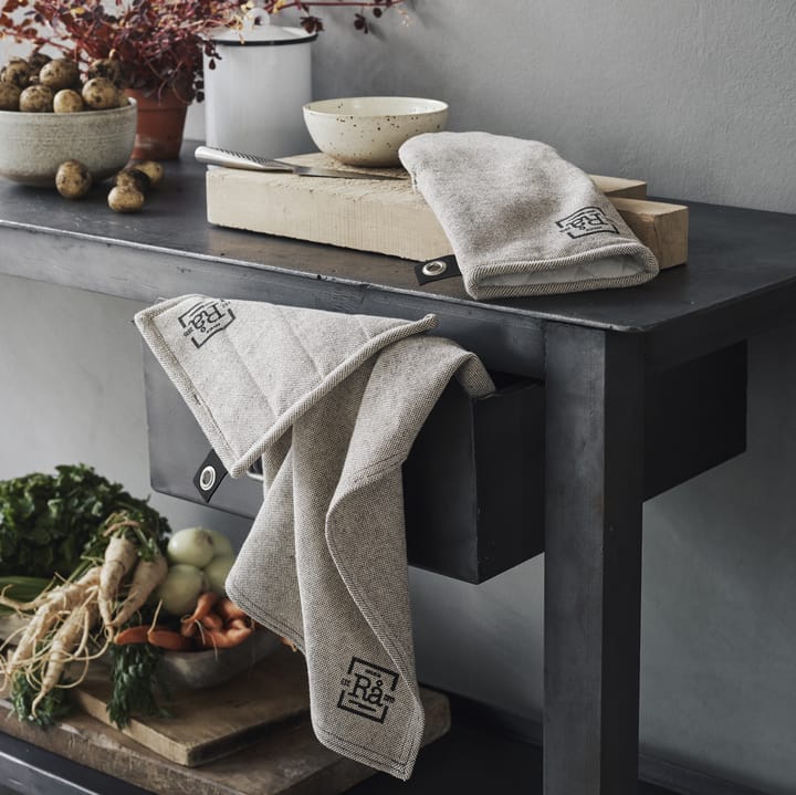 Rå kitchen towel, Dark grey Rosendahl