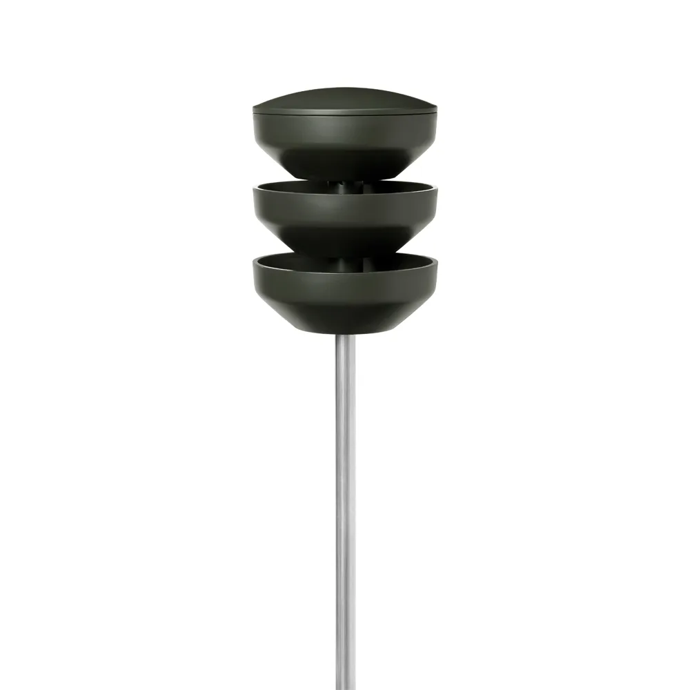Rosendahl Birds bird feeder, Green, on stand Rosendahl