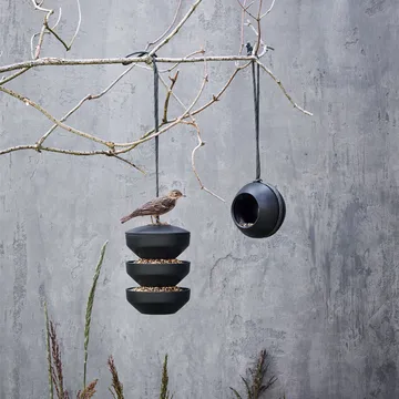 Rosendahl Birds bird feeder - Green, on stand - Rosendahl