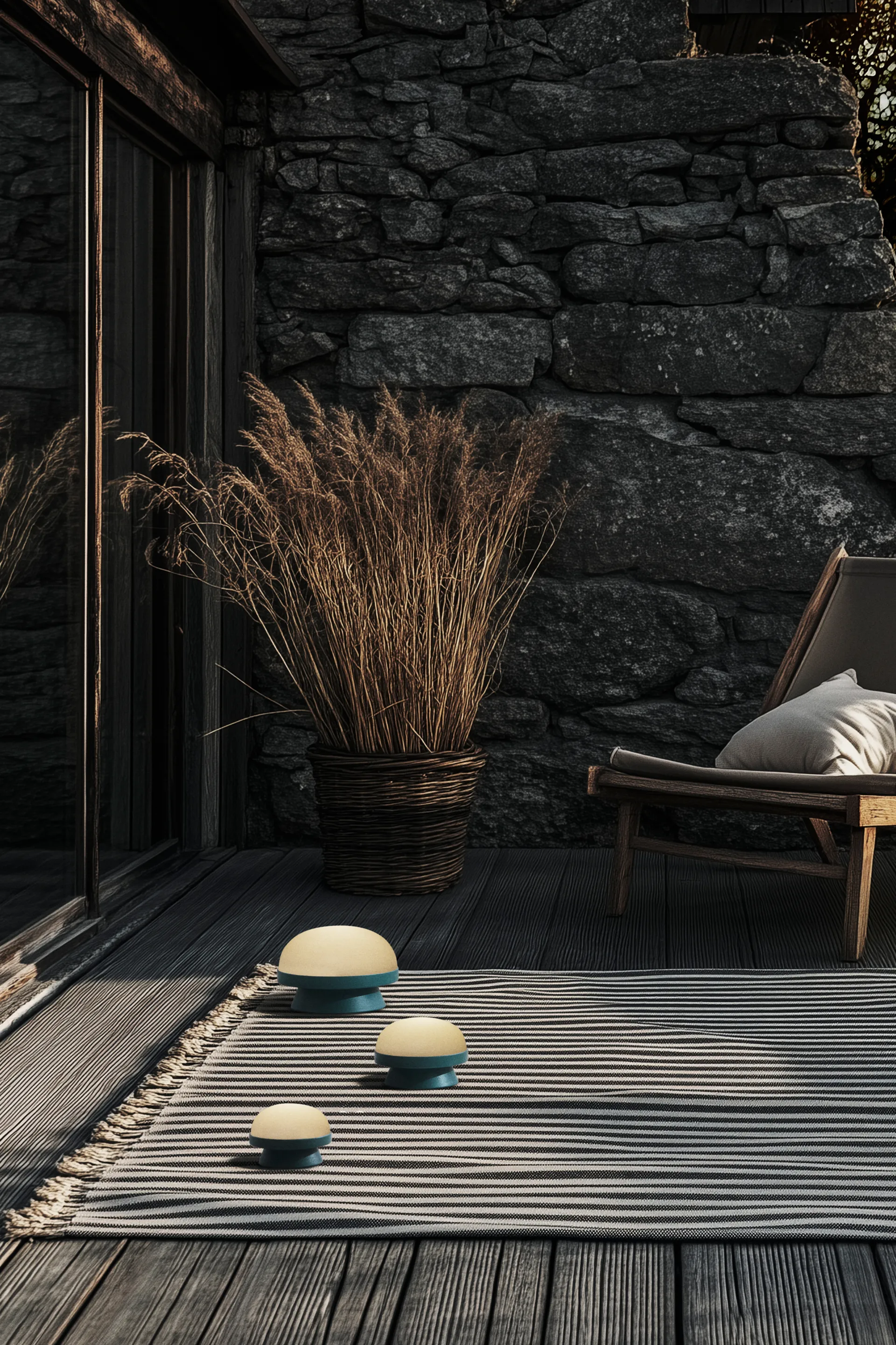 Soft Spot dots solar lamp Ø21 cm, Forest green Rosendahl