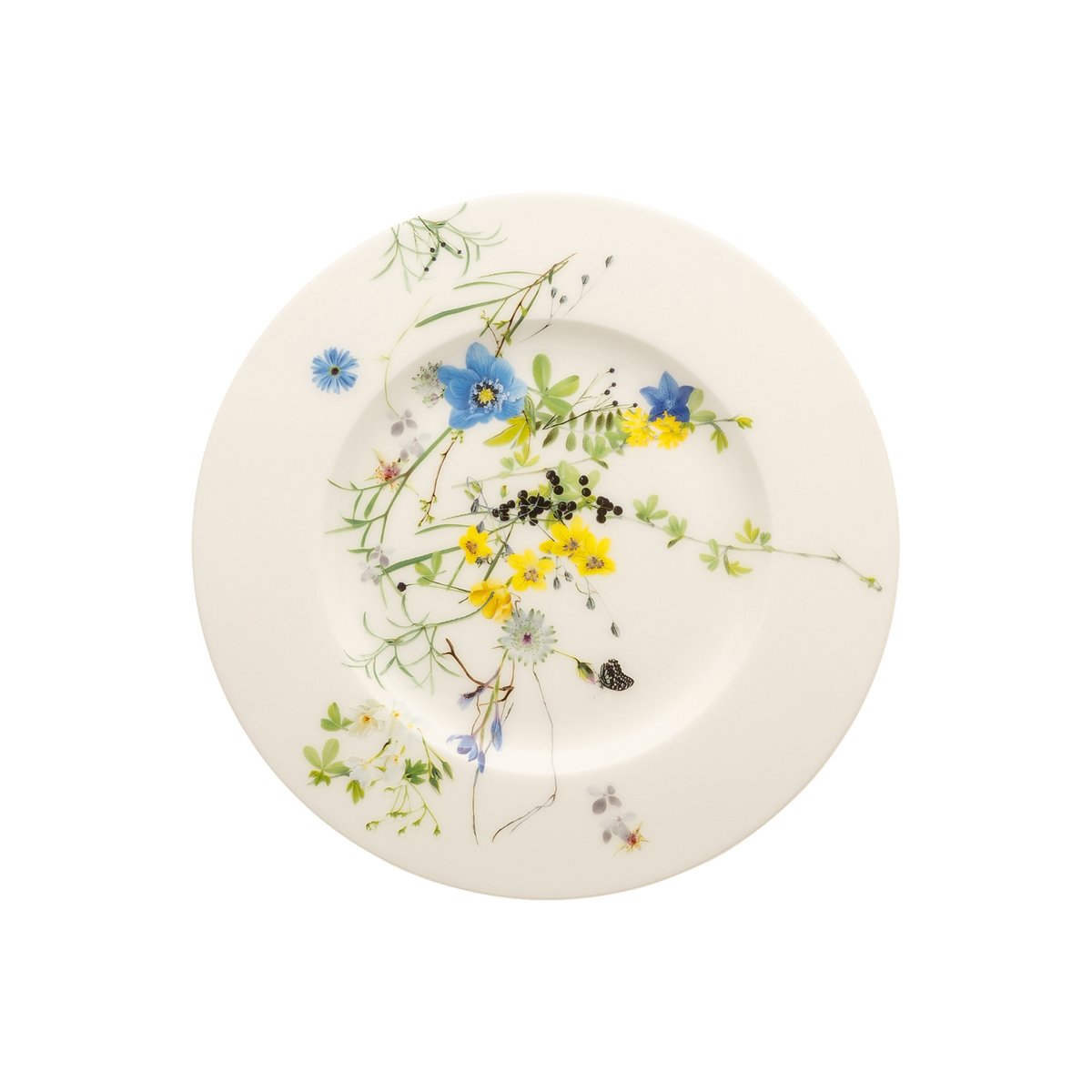 Rosenthal Brillance Fleurs des Alpes plate 19 cm multi