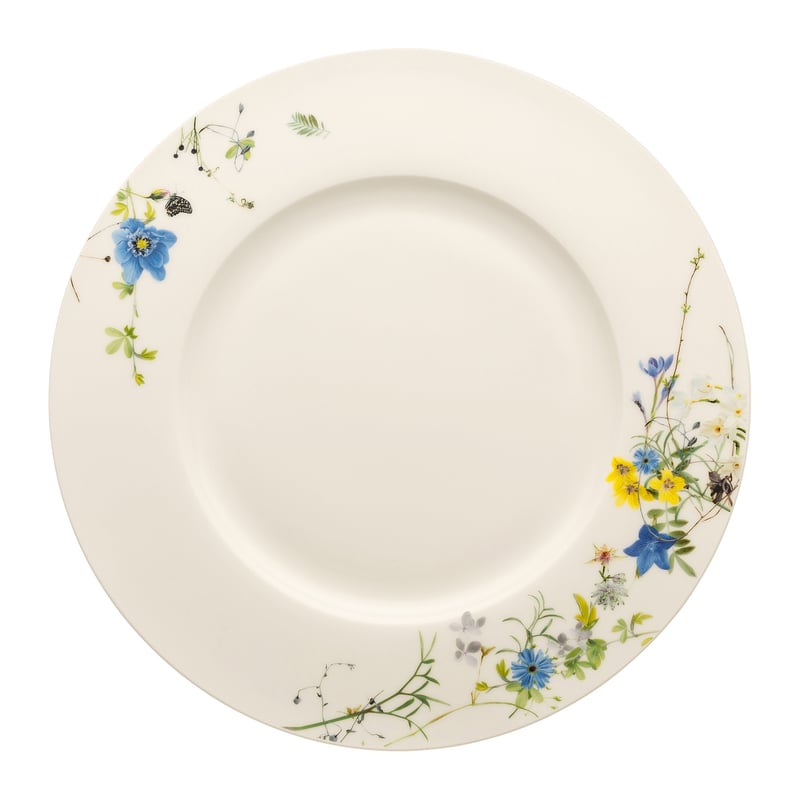 Rosenthal Brillance Fleurs des Alpes plate 28 cm multi