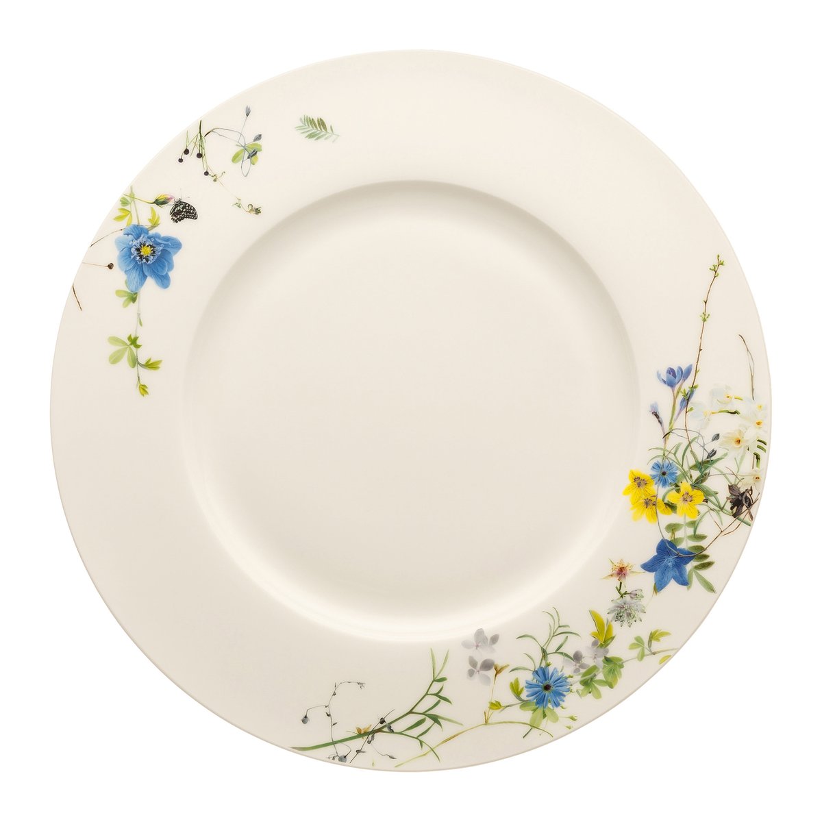 Rosenthal Brillance Fleurs des Alpes plate 28 cm multi
