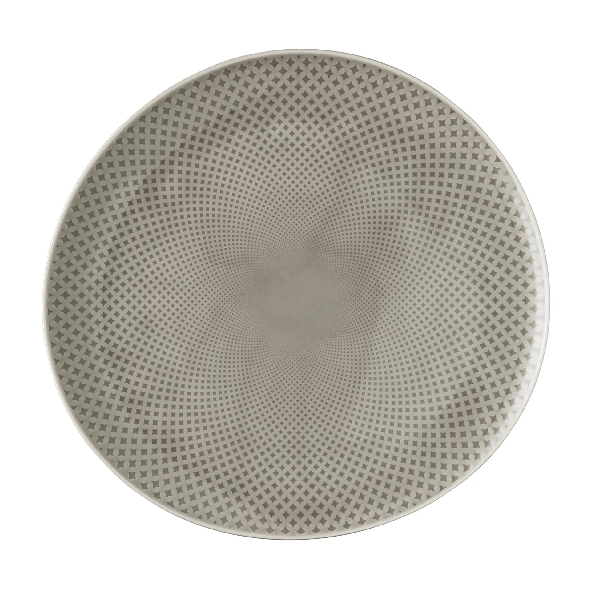 Junto dining plate Ø27 cm, Pearl grey Rosenthal