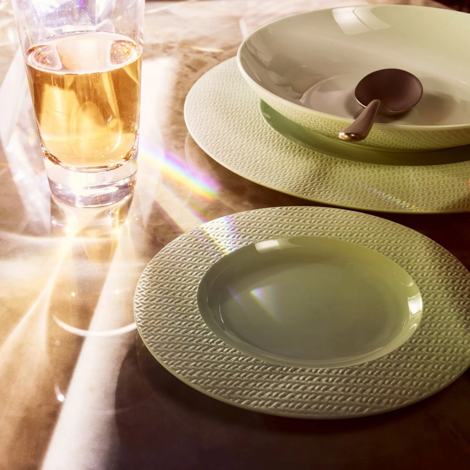 Kumi side plate Ø17 cm, Green Rosenthal