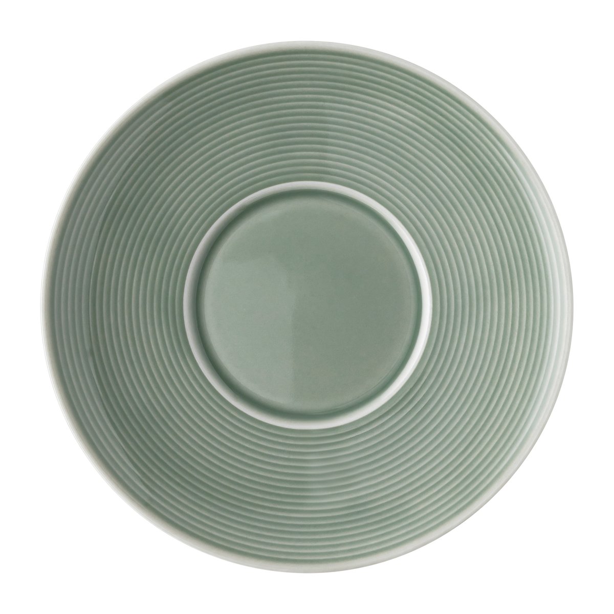 Rosenthal Loft saucer to coffee cup - moss green o16.5 cm
