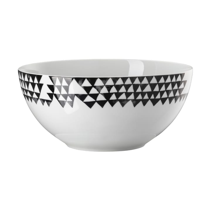 Magic Garden Black Seeds bowl 24 cm - white-black - Rosenthal