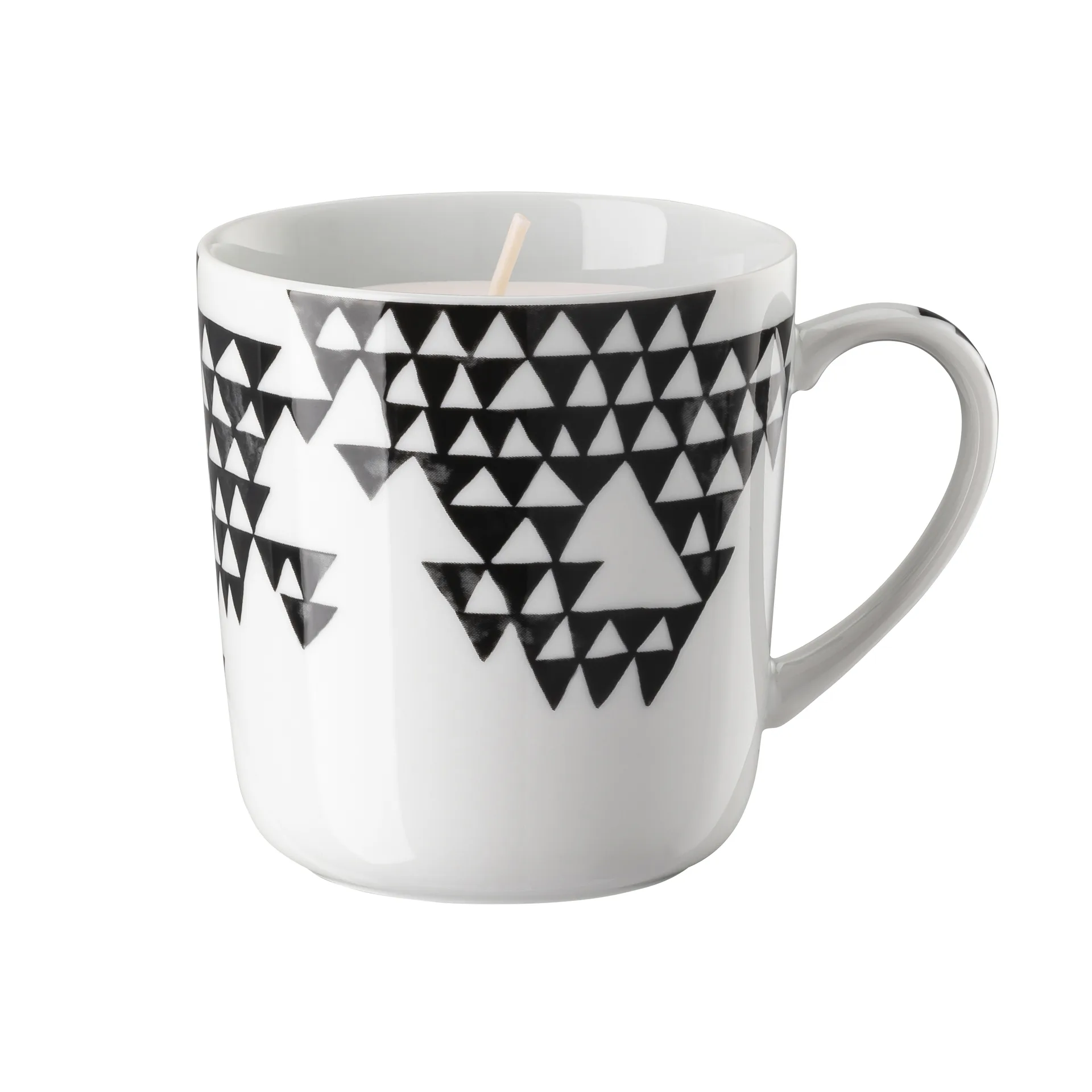 Magic Garden Black Seeds lighti mug, white-black Rosenthal
