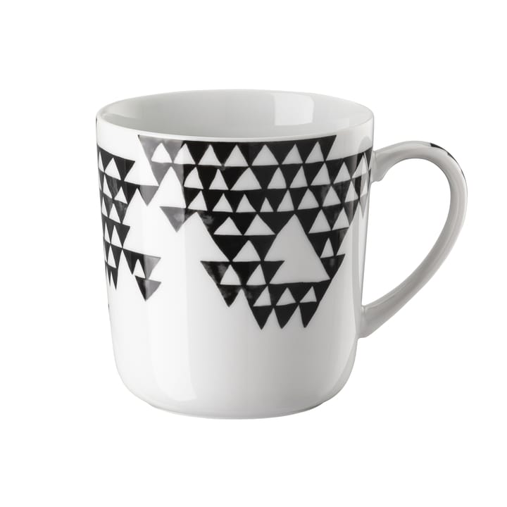 Magic Garden Black Seeds mug 38 cl - white-black - Rosenthal