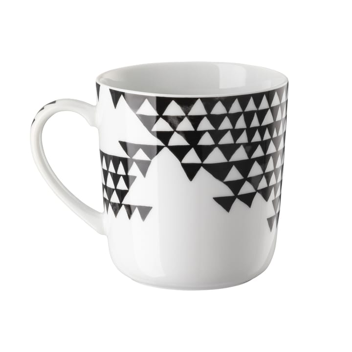 Magic Garden Black Seeds mug 38 cl - white-black - Rosenthal
