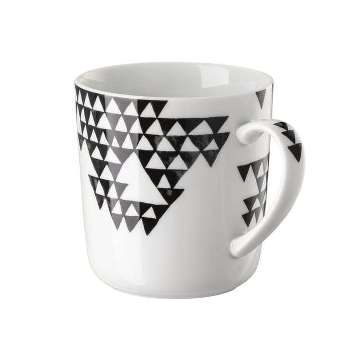 Magic Garden Black Seeds mug 38 cl - white-black - Rosenthal