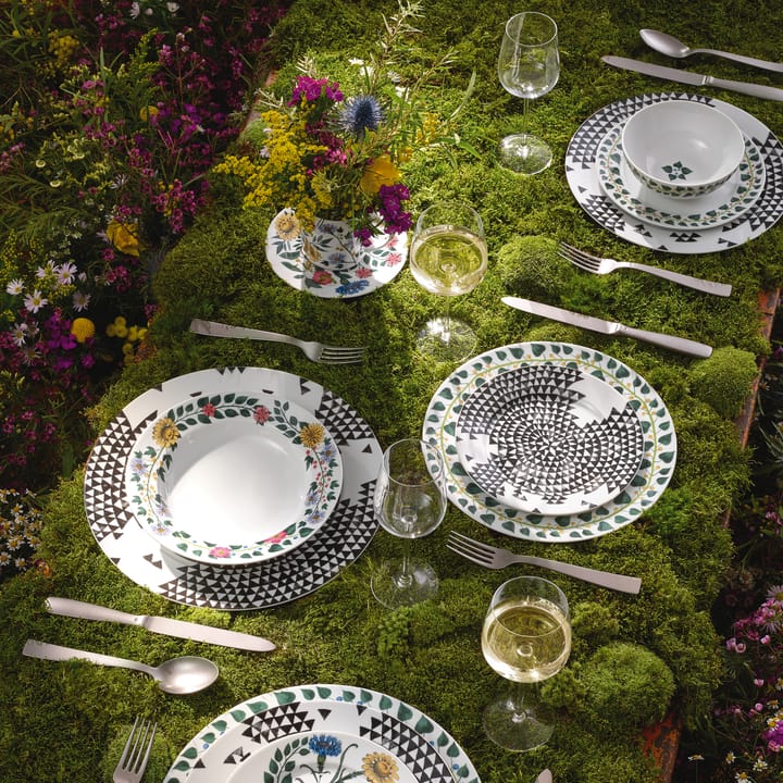 Magic Garden Foliage plate 21 cm - white-green - Rosenthal