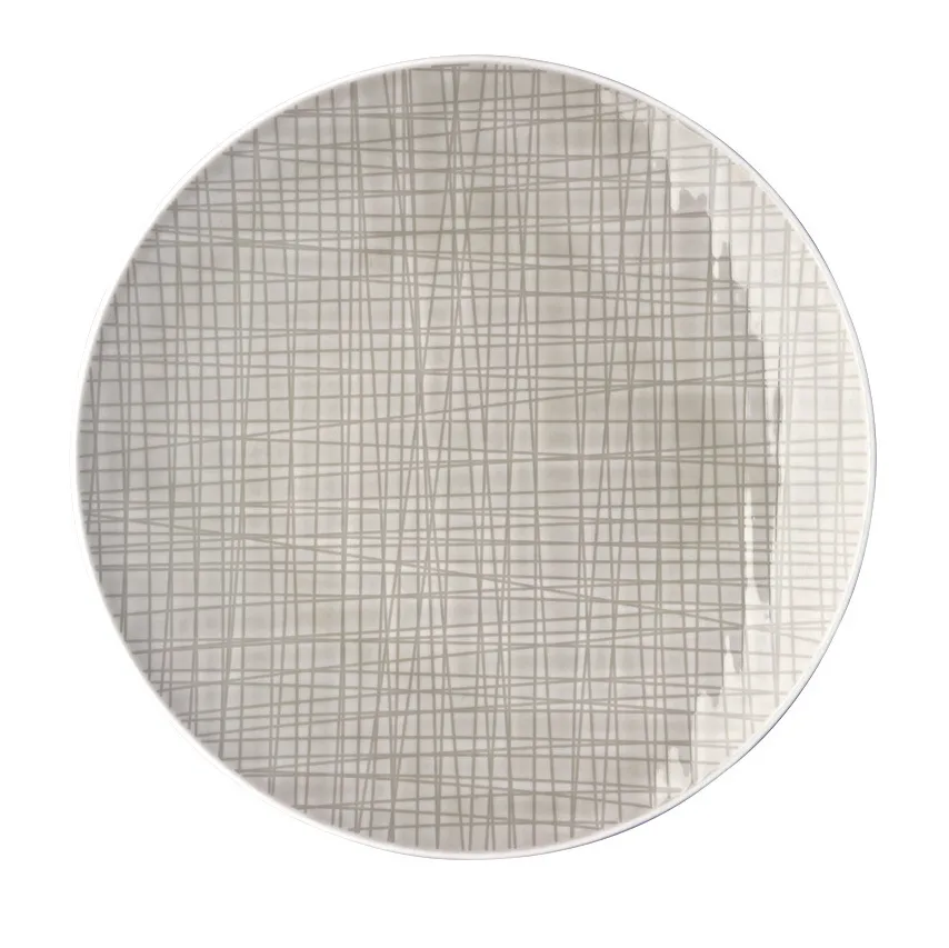 Rosenthal Mesh plate 24 cm mountain | Scandinavian Design | Dinner plates | Grey