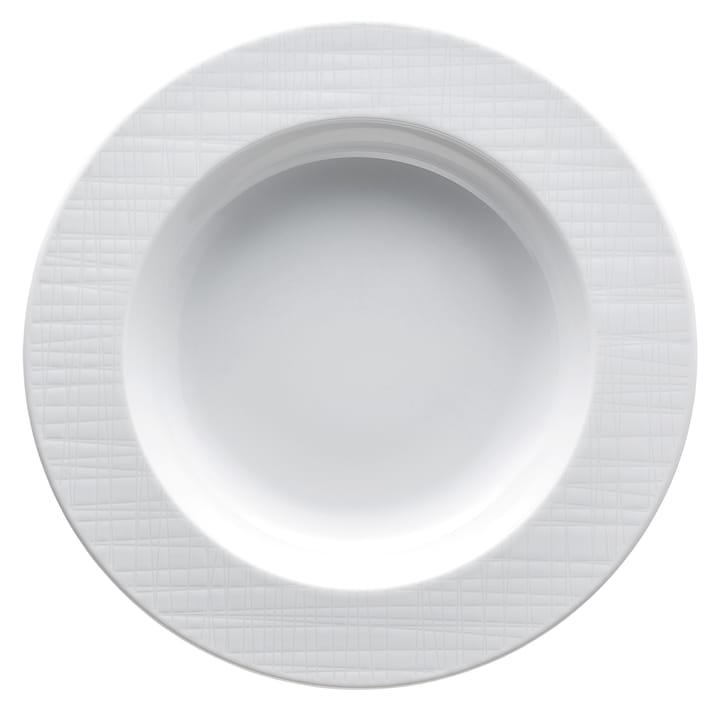 Mesh Rim deep plate 23 cm - White - Rosenthal