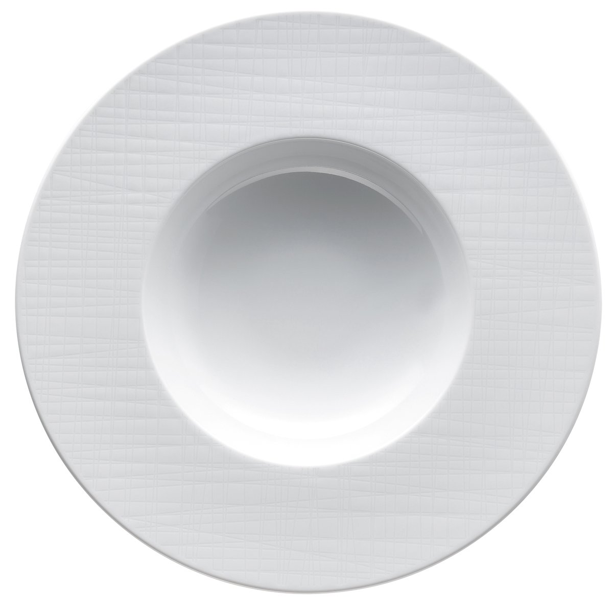 Rosenthal Mesh Rim deep plate 28 cm White | Scandinavian Design | Deep plates | White