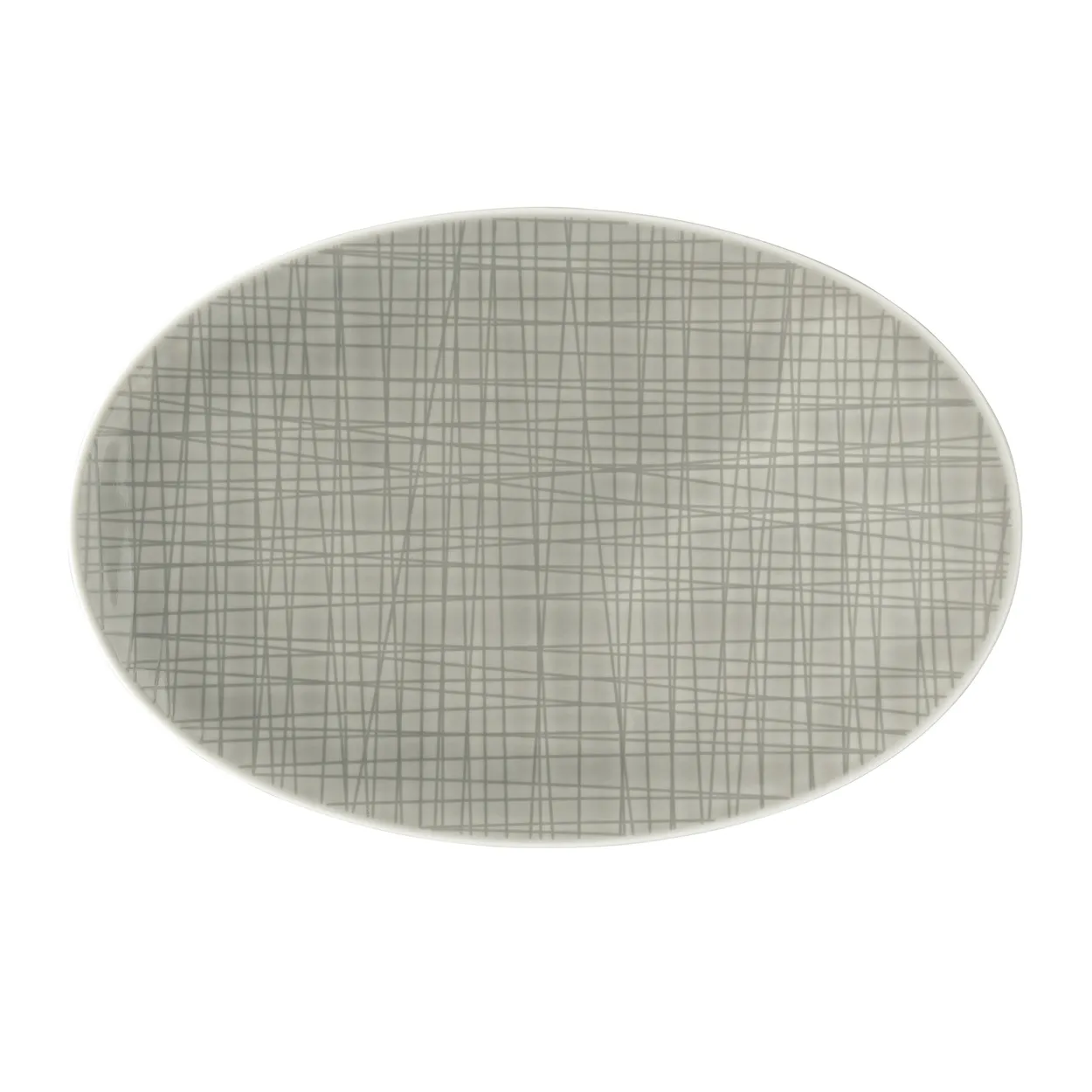 Rosenthal Mesh serving tray 25 cm mountain | Scandinavian Design | Serving platters & dishes | Grey