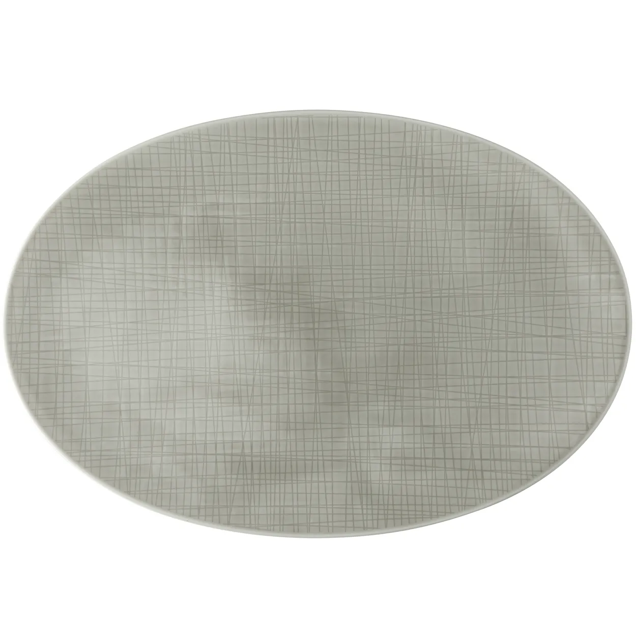Rosenthal Mesh serving tray 42 cm mountain | Scandinavian Design | Serving platters & dishes | Grey