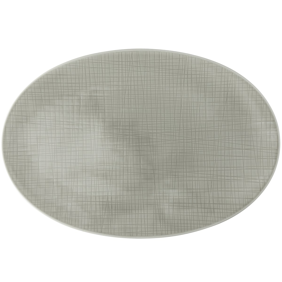 Rosenthal Mesh serving tray 42 cm mountain | Scandinavian Design | Serving platters & dishes | Grey