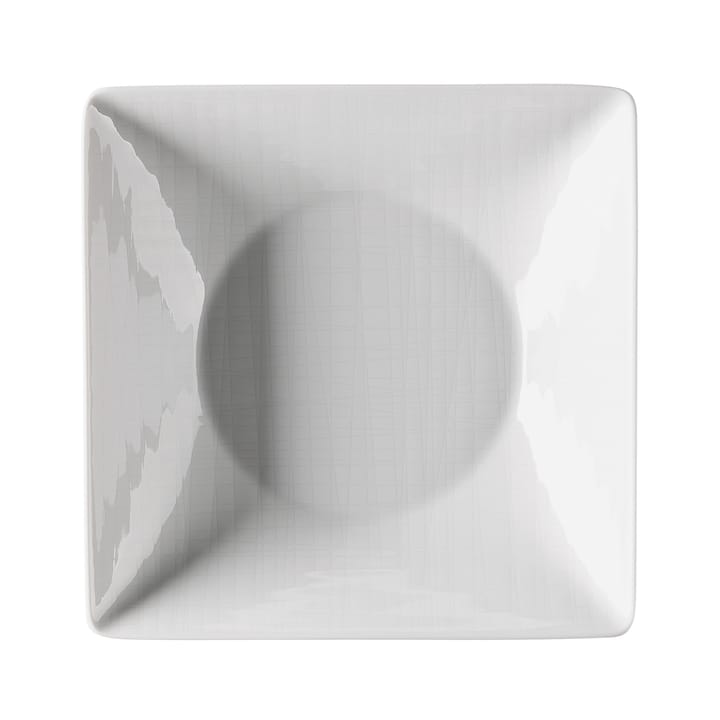 Mesh square deep plate 20 cm - white - Rosenthal