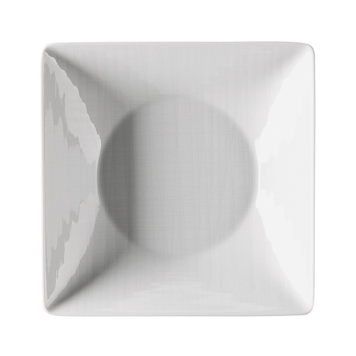 Rosenthal Mesh square deep plate 20 cm white | Scandinavian Design | Deep plates | White