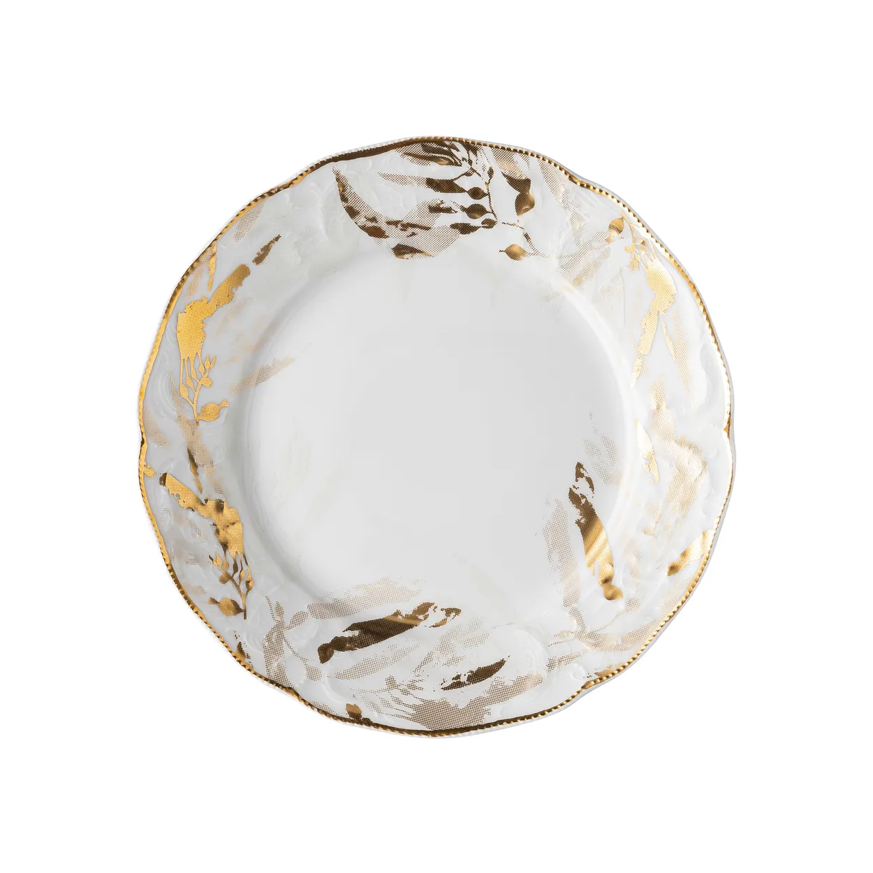 Rosenthal Heritage Midas plate 21 cm white-gold | Scandinavian Design | Dinner plates | Gold-coloured