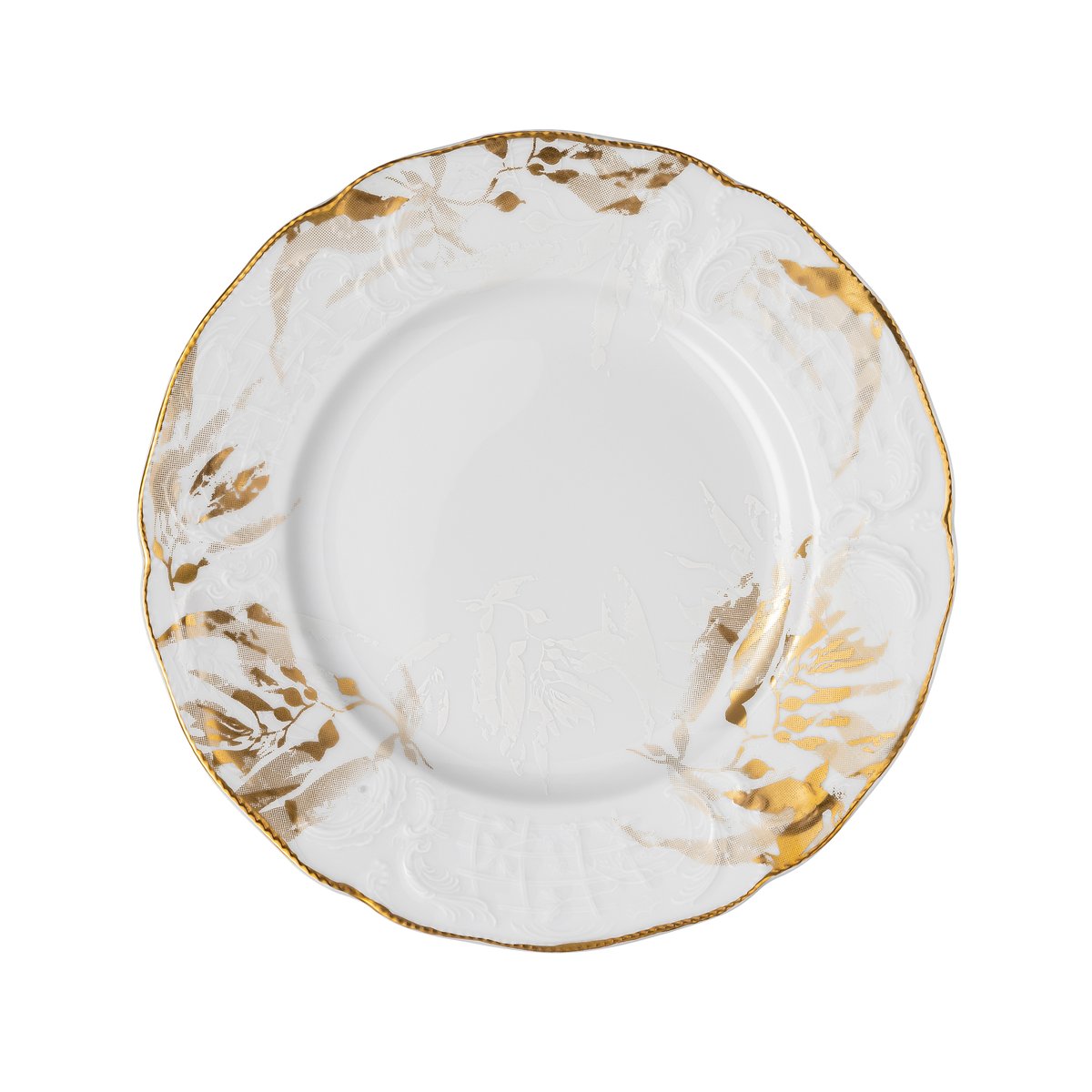 Rosenthal Heritage Midas plate 26 cm white-gold | Scandinavian Design | Dinner plates | White